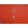 Addobbo Appendino Albero Con Pendente Di Legno 50X2X15 Cm