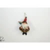 Addobbo Appendino Babbo Natale 12,5 Cm Per Albero Di Natale