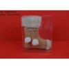 Addobbo Appendino Calza Juta Pelliccia E Bottoni 12X4,5X16 Cm