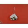 Addobbo Appendino Casetta Bianca 3X5X10 Cm Per Albero Di Natale