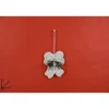 Addobbo Appendino Fiocco Con Pigna 12X3,5X10 Cm Per Albero Di Natale