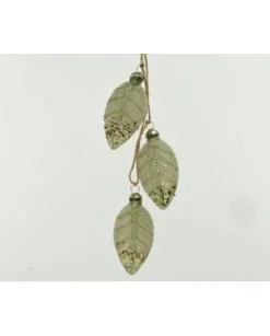 Addobbo Appendino Foglie Decorative Per Albero Di Natale