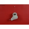Addobbo Appendino Gufo Bianco 13X7,5X9 Cm Per Albero Di Natale