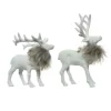 Addobbo Appendino Renne Bianche Per Labero Di Natale 11X3X15 Cm 1Pz