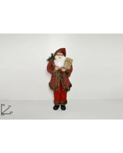 Addobbo Babbo Natale Nordico 90Cm