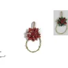 Addobbo Di Natale Fascine Con Perle 20 Cm