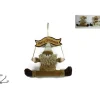 Addobbo Dietroporta Fuoriporta Babbo Natale 26X5X30 Cm