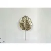 Addobbo Foglia Decorativa Oro 46X22,5 Cm
