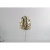 Addobbo Foglia Decorativa Oro 42X19 Cm