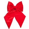 Addobbo Natalizio Fiocco Di Velluto Rosso 40X40Cm