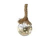 Addobbo Pallina Sfera A Batteria Con Corda E Led Per Albero Di Natale O10Cm