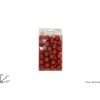 Addobbo Palline 2,5 Rosso Lucido Per Albero Di Natale 24 Pz