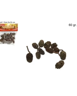 Addobbo Pigne In Confezione Da 60Gr Per Decorazioni Di Natale