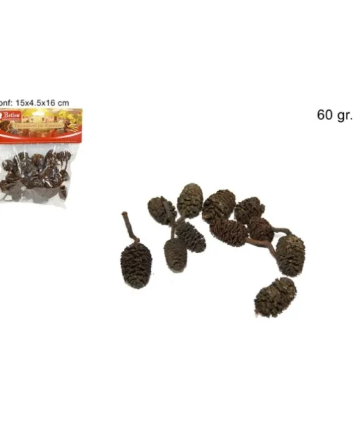 Addobbo Pigne In Confezione Da 60Gr Per Decorazioni Di Natale