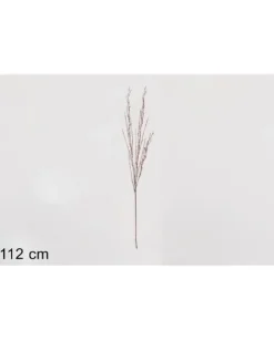 Addobbo Stelo 44 Rami Glitterati Rame 112 Cm