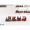 Addobbo Trenino Natalizio In Legno 19Cm 4 Varianti