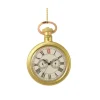 Addobo Appendino Orologio Vintage In Vetro Per Albero Di Natale