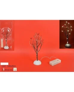 Albero Con Luci A Batteria 22Cm