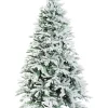 Albero Di Natale Bianco Innevato Romanov 240 Cm |