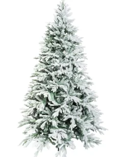 Albero Di Natale Bianco Innevato Romanov 240 Cm |