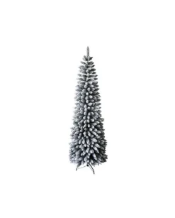 Albero Di Natale Bianco Innevato Dimitri 240 Cm |