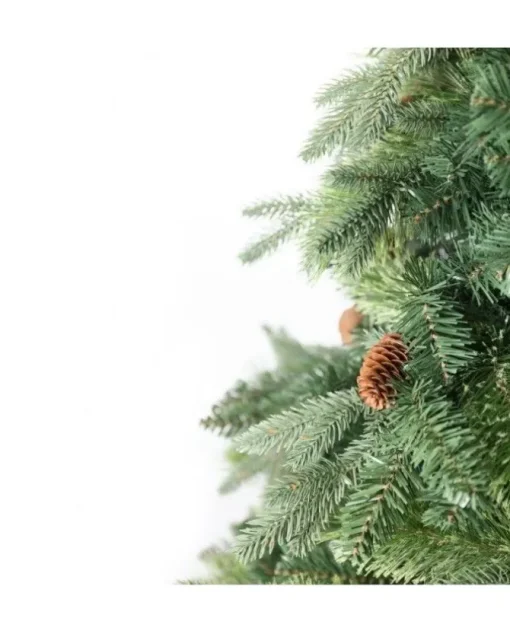 Albero Di Natale Con Pigne Byron H240 Cm Apertura A Ombrello