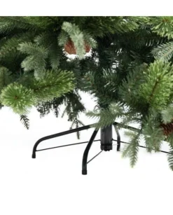 Albero Di Natale Con Pigne Byron H180 Cm Apertura A Ombrello