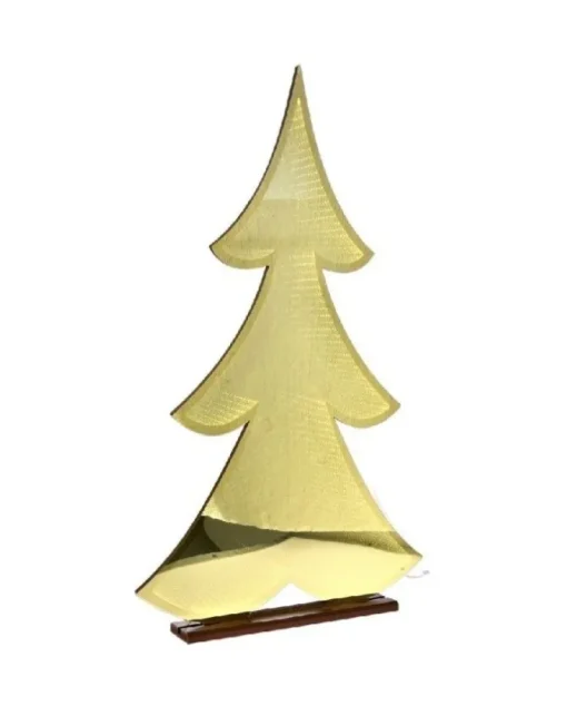 Albero Di Natale 3D Con Luce Bianca Caldo 117 Cm