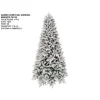 Albero Di Natale Modello Acero Del Gargano Innevato Cm 180