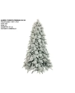 Albero Di Natale Modello Foresta Premium Innevato 180 Cm