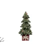 Albero Su Pacco Dono Glitter 26 Cm