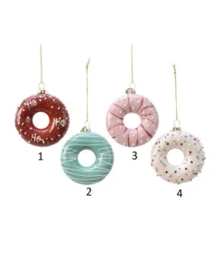 Appendino Ciambella In Vetro Colore Opaco In 4 Varianti
