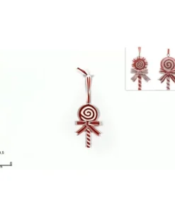 Appendino Lecca Lecca 9,5 Cm Per Albero Di Natale