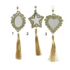 Appendino Specchi Cuore - Stella - Ovale 7X25Cm 7.5X23Cm , 8X24.5Cm