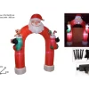 Arco Babbo Natale Gonfiabile Con Luce 270 Cm