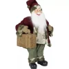 Babbo Natale Con Valigia 80 Cm