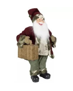 Babbo Natale Con Valigia 80 Cm