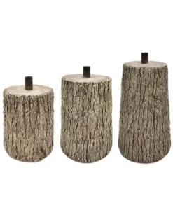 Base Piccola Effetto Tronco O33 X H35 Cm Per Albero Di Natale 150Cm - 180Cm