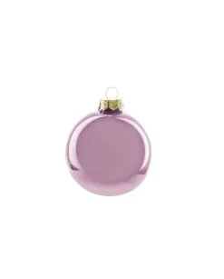 Box 36 Sfere Di Vetro 60Mm Glicine Per Albero Di Natale