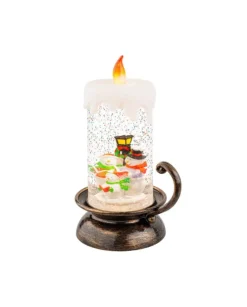Candela Cn Effetto Nevicata Luce Led A Batteria
