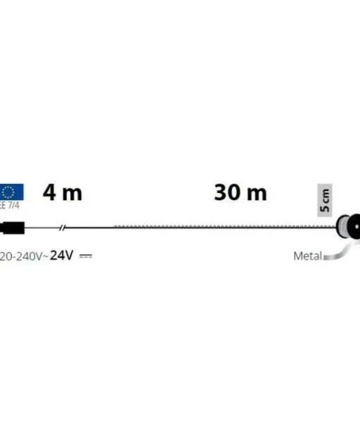 Catena Lineare 600 Microled Bianco Caldo 4+30M