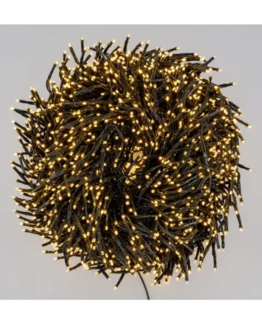 Catena Lineare Festone Cluster O12Cm Ftlg 3300 Miniled Bianco Caldo 4+33,5M