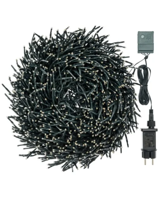 Catena Lineare Festone Cluster O12Cm Ftlg 3300 Miniled Bianco Caldo 4+33,5M