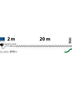 Catena Lineare Tl-C 500 Led Multicolor O5Mm Reflex, Memory Controller 8 Giochi D