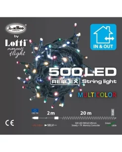 Catena Lineare Tl-C 500 Led Multicolor O5Mm Reflex, Memory Controller 8 Giochi D