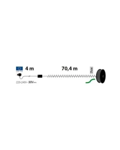 Catena Lineare Tlg 1000 Miniled Bianco Caldo 4+70,4M