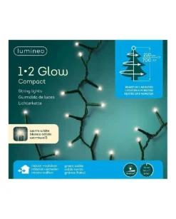 Catena Luci 700 Led Luce Bianco Caldo Per Albero Di Natale 210Cm