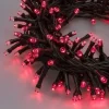 Catena Luci 300 Led Rossi 12,5 Mt Con Timer Per Albero Di Natale