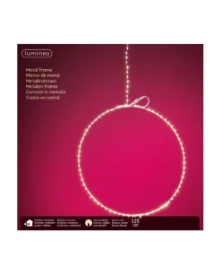 Cerchio Di Luce Micro Led Frame Light Metal Circle Fisso Da Esterno