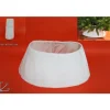 Copri Base Per Albero Di Natale In Pelliccia Bianca O62Cm